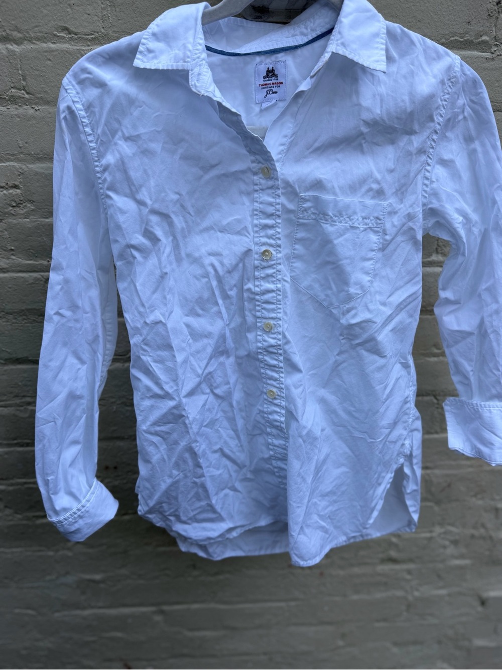 Lovely and elegant EUC Thomas Mason X J.Crew women’s oxford top - Picture 4 of 5